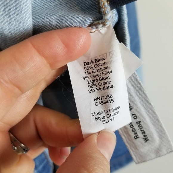 Madewell pieced patchwork denim mini skirt, size 24 - Picture 7 of 8